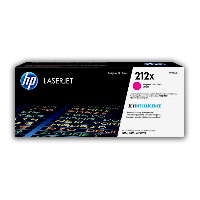 Cartucho Toner HP W2123X - 212X LaserJet Magenta Original