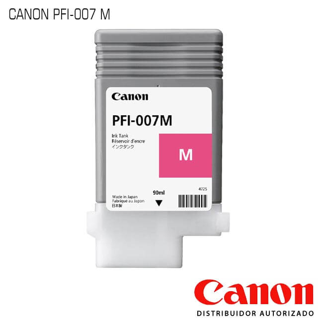 Cartucho de Tinta Canon PFI-007M Magenta Cartucho de Tinta Canon PFI-007M Magenta