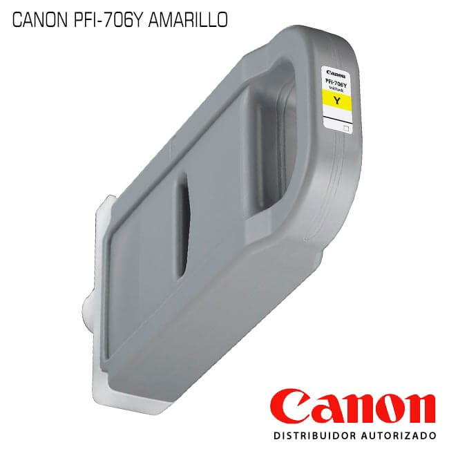Cartucho de Tinta Canon PFI-706Y Yellow Cartucho de Tinta Canon PFI-706Y Yellow