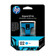 Tinta HP 02 original C8771WL Cyan