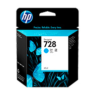 Tinta HP 728 original F9J63A Cyan