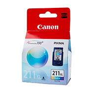 Cartucho de Tinta Canon CL-211XL Color Tricolor