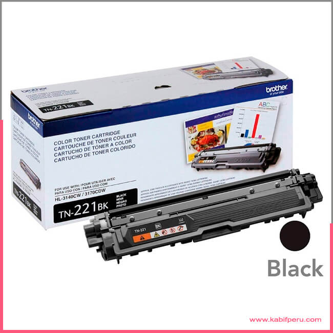 Toner Brother MFC9130CW Negro【TN221BK】Original