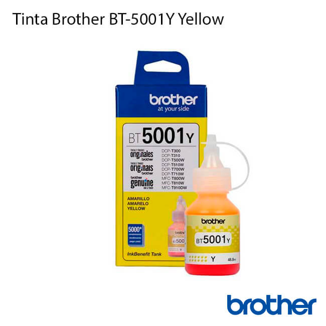 Tinta Brother BT-5001Y original Yellow