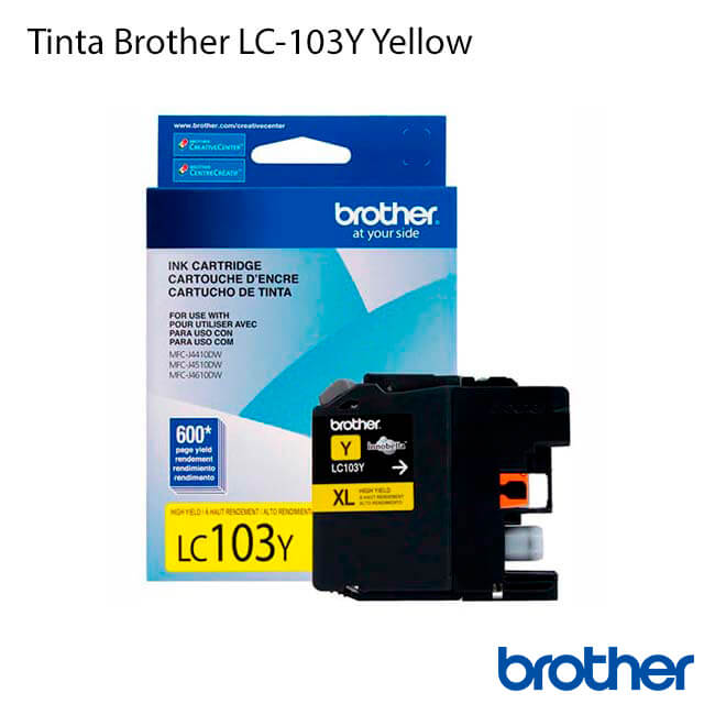 Tinta Brother LC-103Y original Yellow