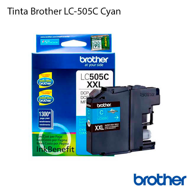 ▷  Tinta Brother LC505C Cyan 【 original 】