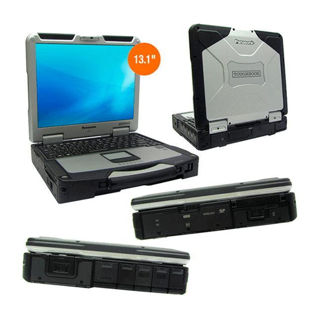 Notebook Panasonic toughbook cf‐31, 13.1" touch, intel core i5-5300u 2.3ghz, 4gb ddr3l.
