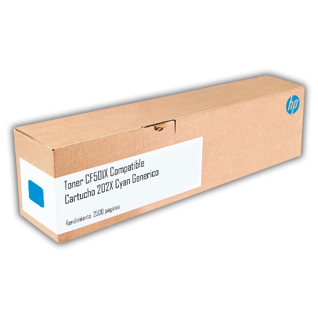 Toner CF501X Compatible Cartucho 202X Cyan Generico