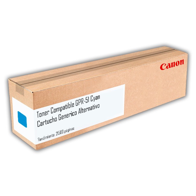 Toner Compatible GPR-51 Cyan Cartucho Generico Alternativo